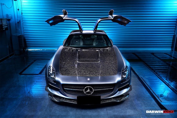 DarwinPRO Aerodynamics DarwinPRO 2010-2015 Mercedes Benz W197 SLS AMG BKSS Style Front Bumper