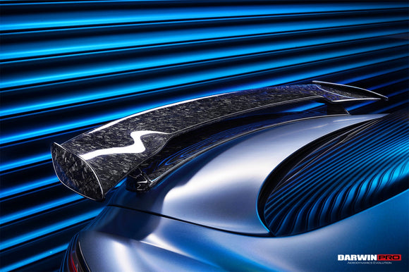 DarwinPRO Aerodynamics DarwinPRO 2010-2015 Mercedes Benz W197 SLS AMG BKSS Style Carbon Fiber Trunk Spoiler