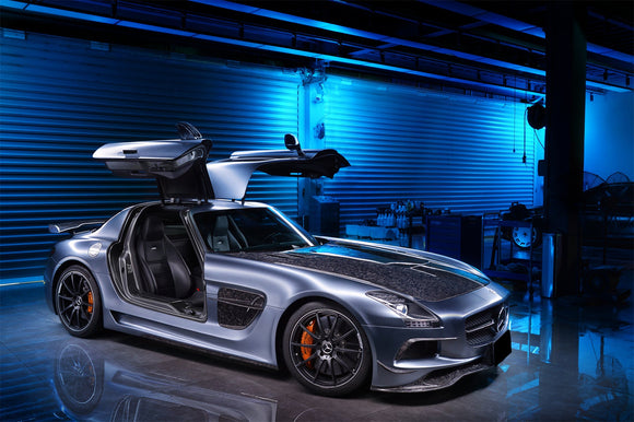 DarwinPRO Aerodynamics DarwinPRO 2010-2015 Mercedes Benz W197 SLS AMG BKSS Style Full Body Kit