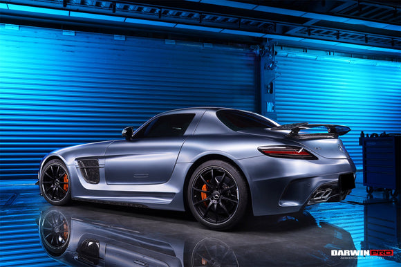 DarwinPRO Aerodynamics DarwinPRO 2010-2015 Mercedes Benz W197 SLS AMG BKSS Style Carbon Fiber Trunk Spoiler