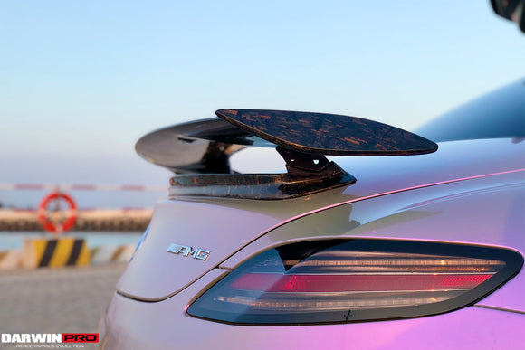 DarwinPRO Aerodynamics DarwinPRO 2010-2015 Mercedes Benz W197 SLS AMG BKSS Style Carbon Fiber Trunk Spoiler