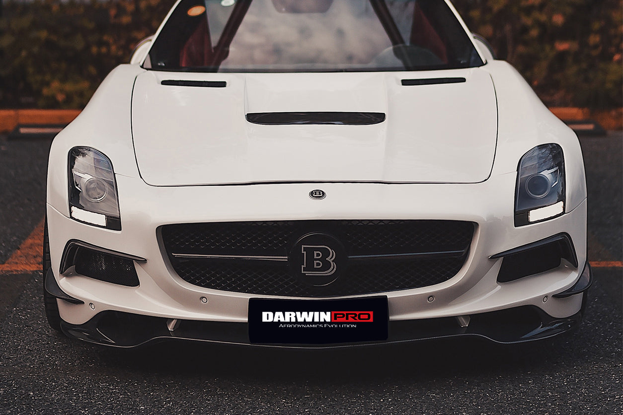 DarwinPRO Aerodynamics DarwinPRO 2010-2015 Mercedes Benz W197 SLS AMG BKSS Style Carbon Fiber Hood