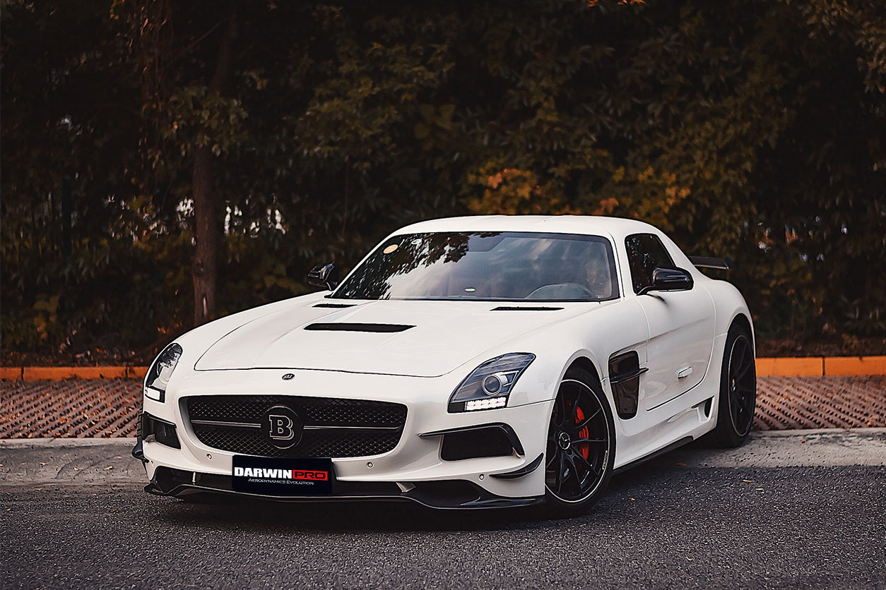 DarwinPRO Aerodynamics DarwinPRO 2010-2015 Mercedes Benz W197 SLS AMG BKSS Style Carbon Fiber Hood