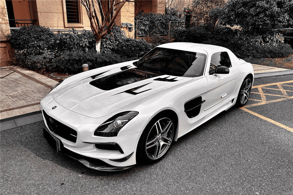 DarwinPRO Aerodynamics 2010-2015 Mercedes Benz W197 SLS AMG IMP Performance Carbon Fiber Hood