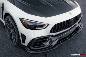 DarwinPRO 2019-2024 Mercedes Benz AMG GT50 GT53 GT43 GT63 GT63S 4Door Coupe X290 IMP Performance Ver.2 Part Carbon Fiber Front Bumper