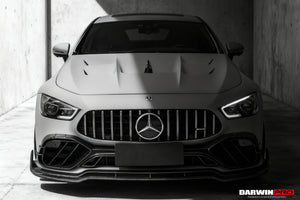 DarwinPRO 2019-2024 Mercedes Benz AMG GT50 GT53 GT43 4Door Coupe X290 IMP Performance Carbon Fiber Front Bumper Vent Trims
