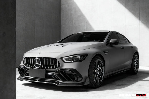 DarwinPRO 2019-2024 Mercedes Benz AMG GT50 GT53 GT43 4Door Coupe X290 IMP Performance Carbon Fiber Front Bumper Lip Splitter