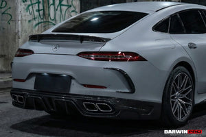 DarwinPRO 2019-2024 Mercedes Benz AMG GT50 GT53 GT43 4Door Coupe X290 IMP Performance Rear Diffuser With Exhaust tips