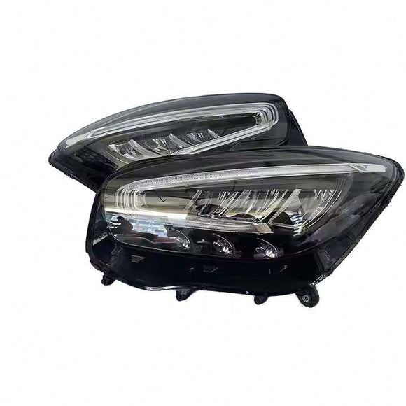 Mercedes-AMG GT facelift-style LED headlights front view