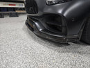 Paktechz Carbon Fiber Front Lip Ver.1 for Mercedes benz AMG GT/GTS/GTC C190 2018-2021-3