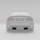 BMW M2 G87 / M3 G80 G81 / M4 G82 Stainless Steel Tailpipe-Black-2