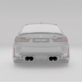 BMW M2 G87 / M3 G80 G81 / M4 G82 Stainless Steel Tailpipe-Black - 0