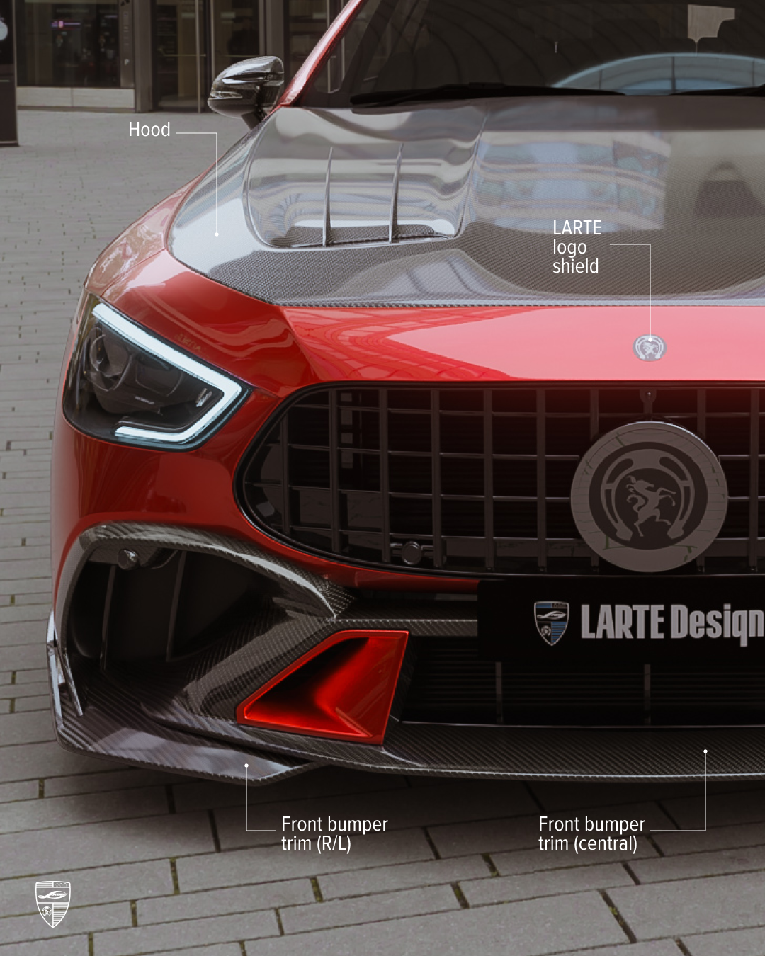 AMG GT 4 Door Larte Design Body Kit GT53/63