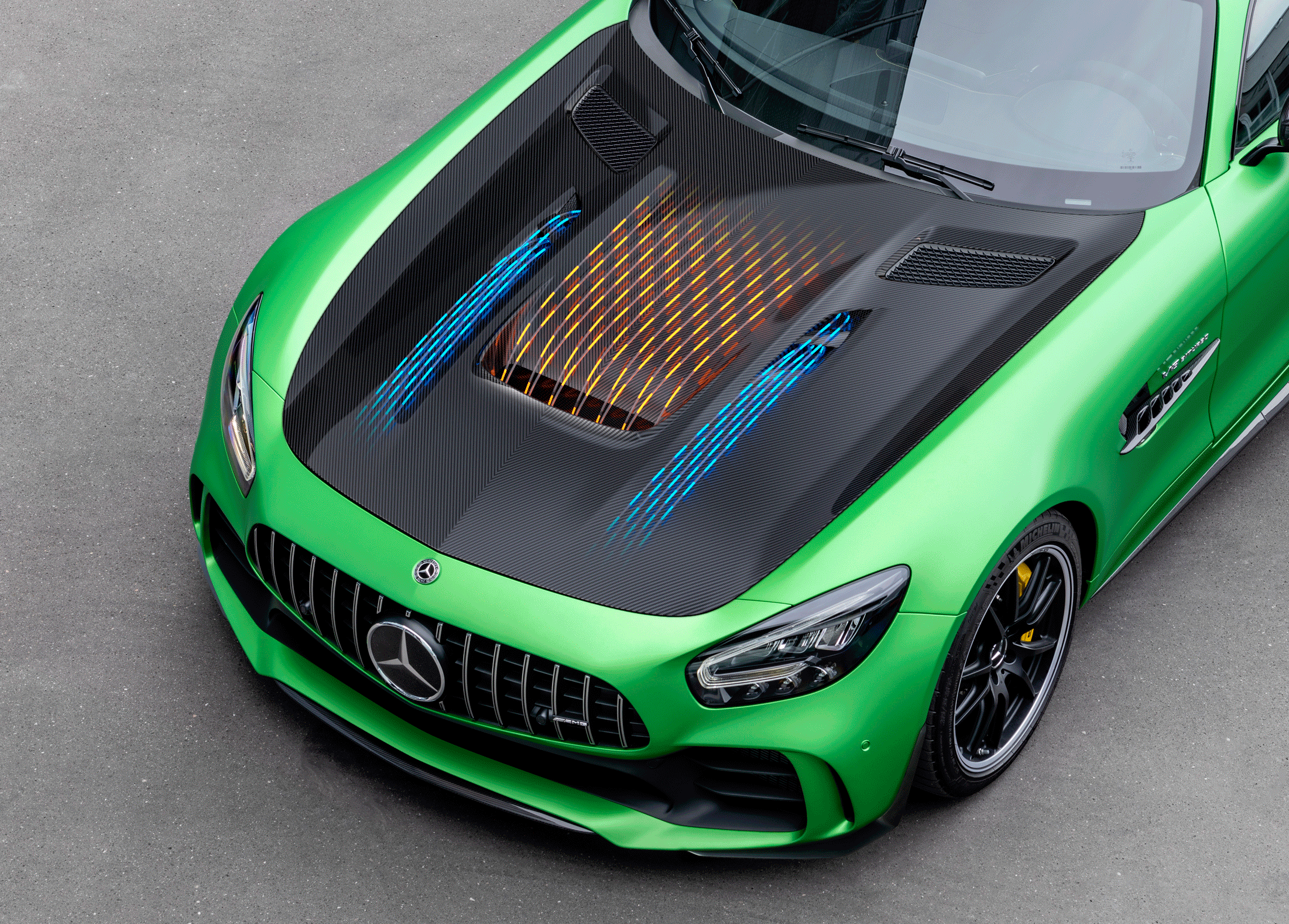 RENNtech | 190 - AMG GT | Carbon Fiber High Performance Hood