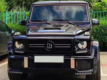 AutoTecknic Carbon Fiber Headlight Trim Set - Mercedes-Benz W463 G-Class - 0