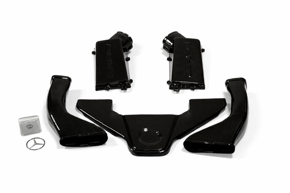 M156 C63 Carbon Fiber Engine Cover Kit - Dry Carbon Mold