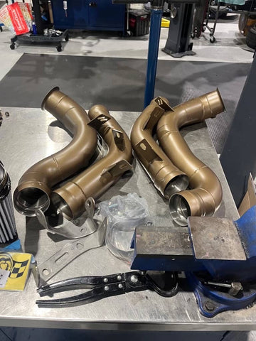 Ceramic Coated Downpipes