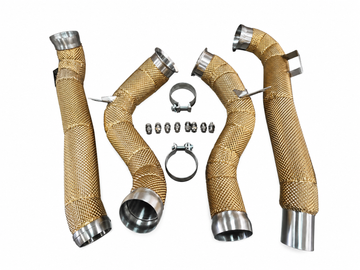 Catless Heatshield Downpipes ( Multiple Models ) Gold Edition