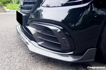Carbonado 2017-2020 Mercedes Benz S63 W222 Sedan MSY Style Front Bumper Vents - 0