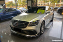 Carbonado 2017-2020 Mercedes Benz S63 W222 Sedan MSY Style Front Lip-10