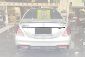 Carbonado 2014-2020 Mercedes Benz S63 W222 Sedan MSY Style Trunk Trims