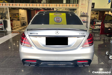 Carbonado 2014-2020 Mercedes Benz S63 W222 Sedan MSY Style Trunk Trims - 0