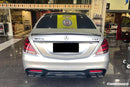 Carbonado 2014-2020 Mercedes Benz S63 W222 Sedan MSY Style Trunk Spoiler-13