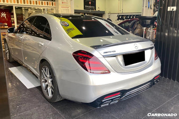 Carbonado 2014-2020 Mercedes Benz S63 W222 Sedan MSY Style Trunk Spoiler - 0
