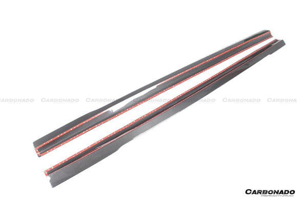 2021-UP Mercedes Benz S Class W223 Sedan MSY Style Side Skirts Under Board (Long Model)