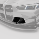BMW M3 G80 Carbon Fiber Aero Front Bumper Inlets-2