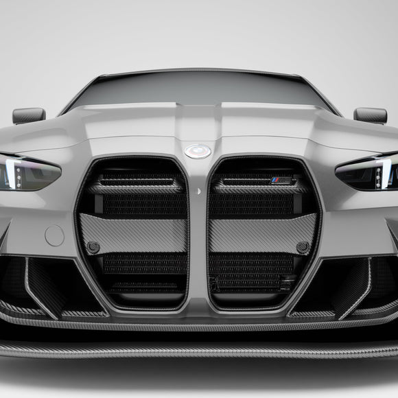 BMW M3 G80 Carbon Fiber Aero Front Grill (with ACC)