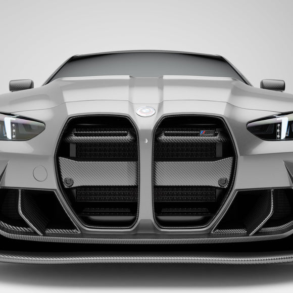 BMW M3 G80 Carbon Fiber Race Front Grill (without ACC)