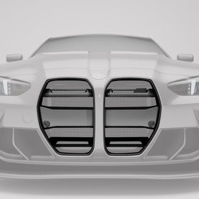 BMW M3 G80 Carbon Fiber Race Front Grill (without ACC) - 0