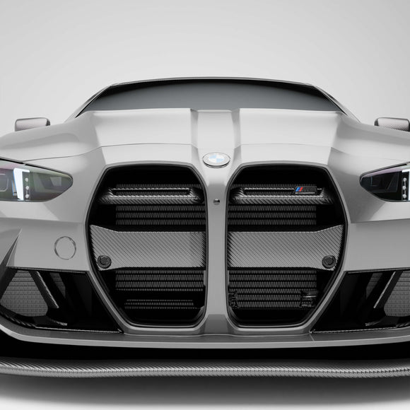 BMW M4 G82 Carbon Fiber Aero Front Grill (with ACC)