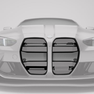 BMW M4 G82 Carbon Fiber Aero Front Grill (with ACC) - 0