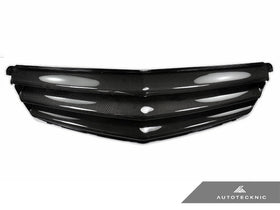 AutoTecknic Replacement Carbon Fiber Front Grille - Mercedes Benz W204 C-Class Sedan (2008-2013) - 0