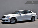 AutoTecknic Stealth Black Front Grille - Mercedes Benz W204 C-Class Sedan (2008-2013)-4