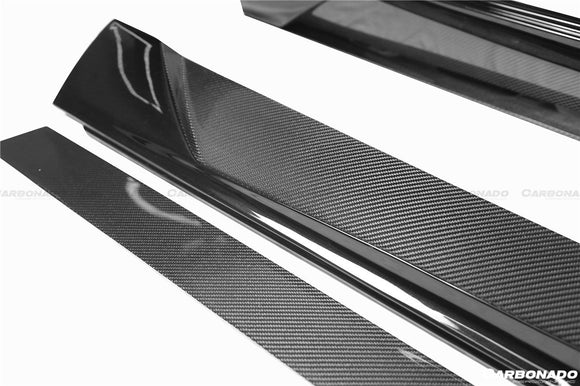 Carbonado 2017-2020 Mercedes Benz S63 W222 Sedan MSY Style Side Skirts