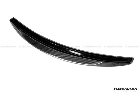 Carbonado 2014-2020 Mercedes Benz S Class W222 Sedan S63 S65 AMG RT Style Carbon Fiber Trunk Spoiler