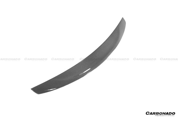 Carbonado 2014-2020 Mercedes Benz S Class W222 Sedan S63 S65 AMG RT Style Carbon Fiber Trunk Spoiler