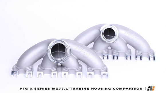 PTG X M177.1 Exhaust Manifold and M177.2 Turbine Housing Conversion Set