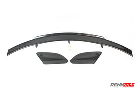 RENNtech | C190 | AMG GT R | Rear Wing Lip w/End Plates | Carbon Fiber