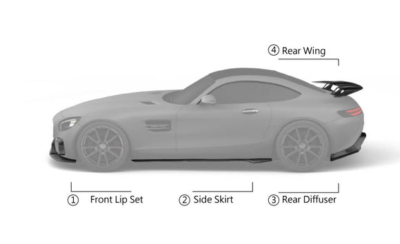 ZACOE Carbon Fiber Body Kit for C190 Mercedes-AMG GT / S