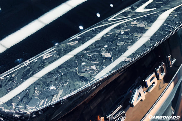 Carbonado 2014-2020 Mercedes Benz S Class W222 Sedan S63 S65 AMG RT Style Carbon Fiber Trunk Spoiler