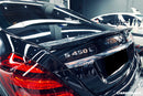 Carbonado 2014-2020 Mercedes Benz S Class W222 Sedan S63 S65 AMG RT Style Carbon Fiber Trunk Spoiler-7