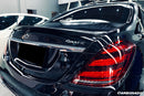 Carbonado 2014-2020 Mercedes Benz S Class W222 Sedan S63 S65 AMG RT Style Carbon Fiber Trunk Spoiler-2