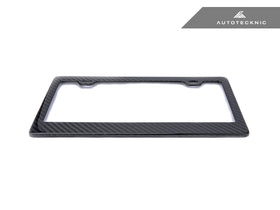 AutoTecknic Dry Carbon Fiber License Plate Frame - 0