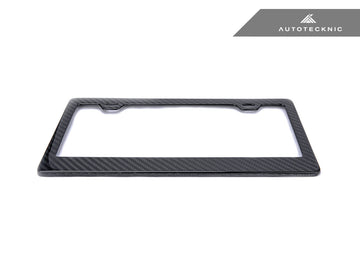 AutoTecknic Dry Carbon Fiber License Plate Frame - 0