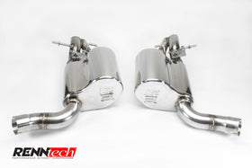 RENNtech | Stainless Steel Sport Mufflers | AMG GT63 4-Door | E63 Sedan & Wagon - 0