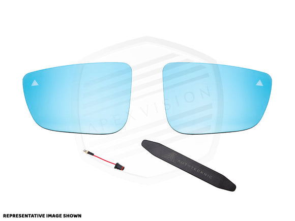 ApexVision Blue Tinted Side View Mirror Glass Set - Mercedes-Benz W463A G-Wagon